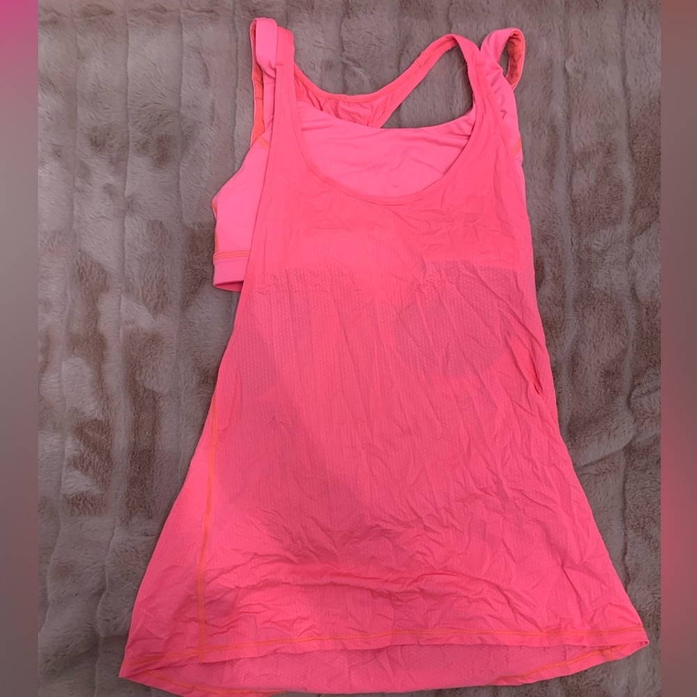 Lululemon sports bra with attached tank